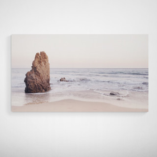 This is a pink original art by Kamala Nahas called malibu view 2 - 32" x 18" in standard