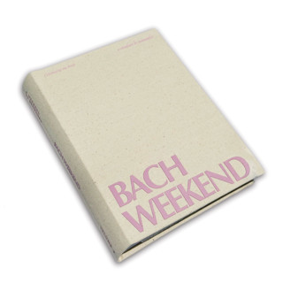 This is a beige wedding gifts by The Ceremony Club called linen bach weekend photo album in standard