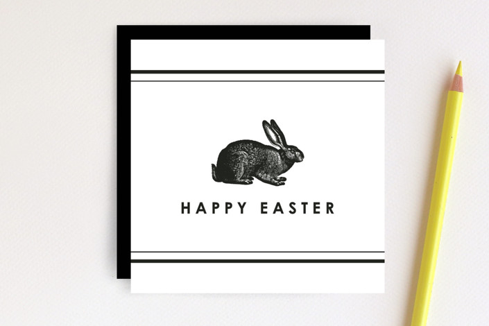 Vintage Bunny Frame Gift Tag