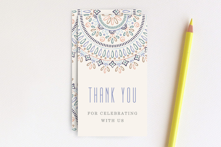 Jardin Mandala Favor Tag