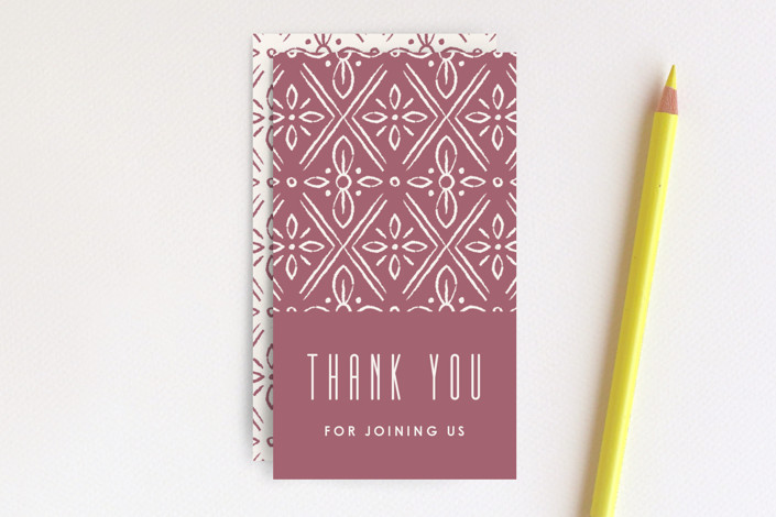 Diamond Monogram Favor Tag