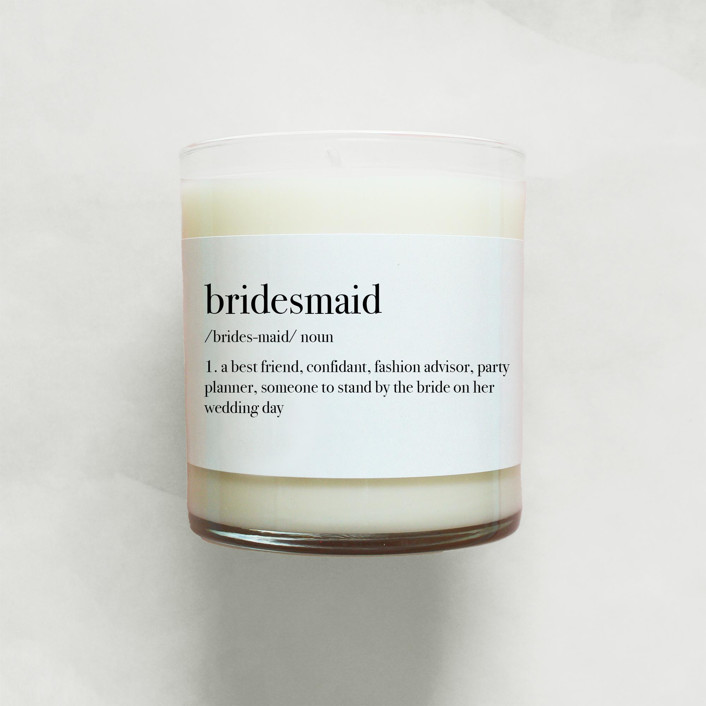Bridesmaid Definition Soy Candle | 10.5oz Candle