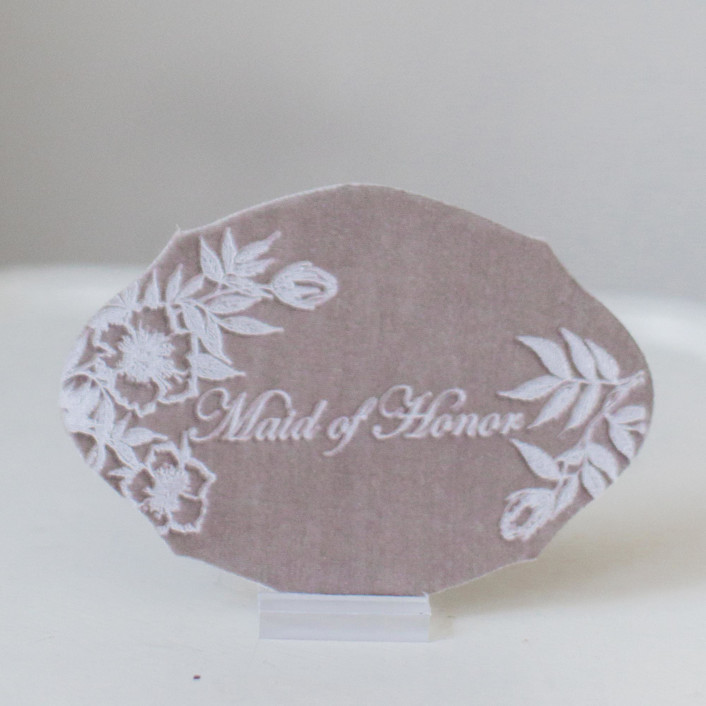 Maid Of Honor Oval Card Bridesmaid Gifts