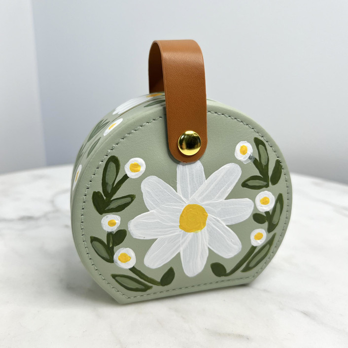 Petal Passports Green Jewelry Travel Case