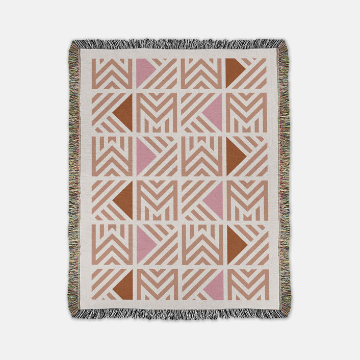 Signet Throw Blanket - Quartz Multi