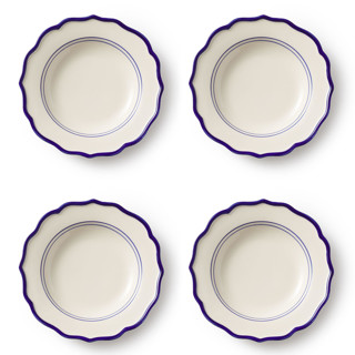 This is a blue tableware by Maison Madison called jane pasta bowl set of 4 in standard