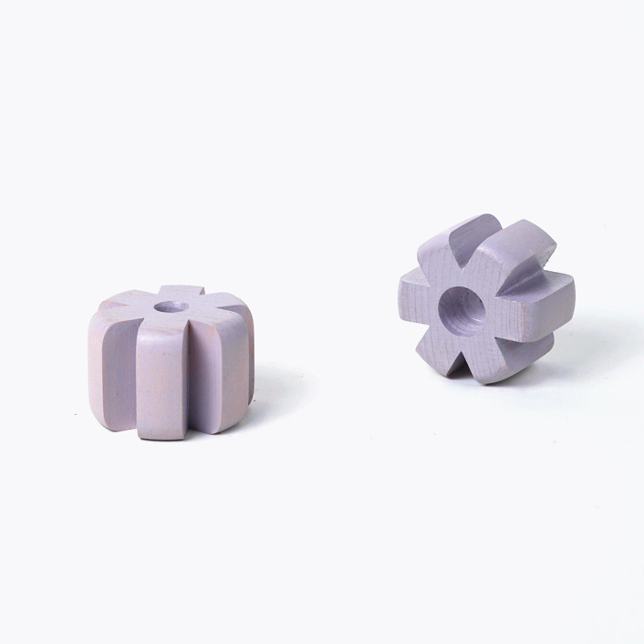 Asterisk Candleholders Lilac