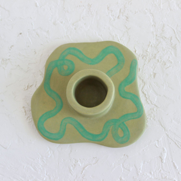 Squiggle Candle Holder