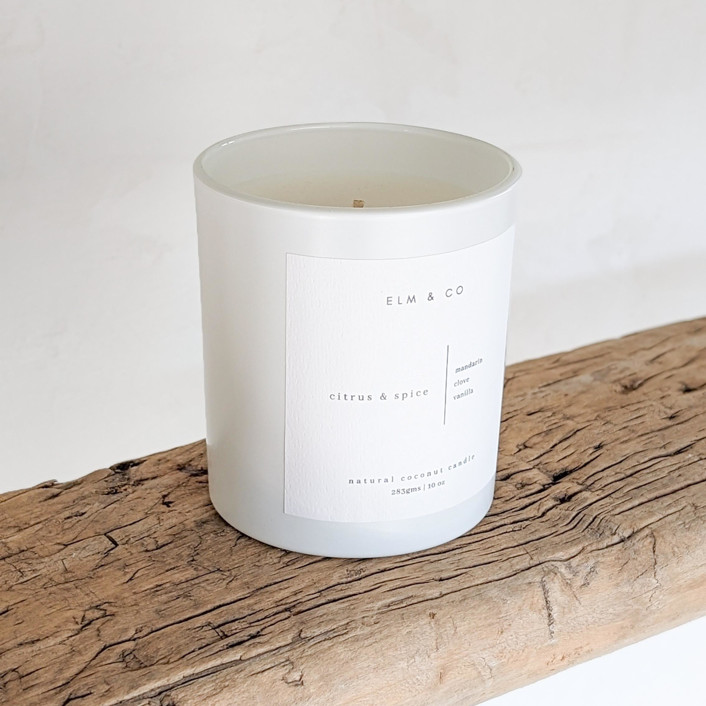 Citrus & Spice Scented Candle