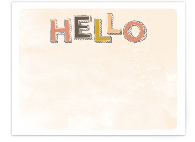 Handwritten Hello