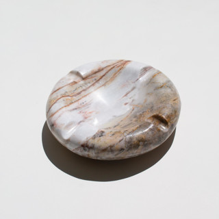 This is a beige decorative objects by the parmatile shop called the parmatile shop x maison rogue rizes ashtray in standard