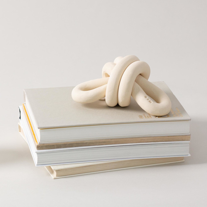 SIN XL Double Loop Knot, White
