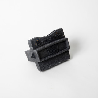 This is a black decorative objects by Pretti.Cool called black terrazzo retro card holder in standard