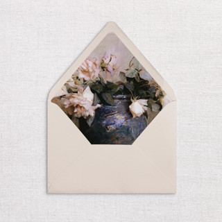 This is a multicolorassorted-colors wedding envelopes by Studio Lavender called romantic fine art floral envelope liners, pack of 25 in standard