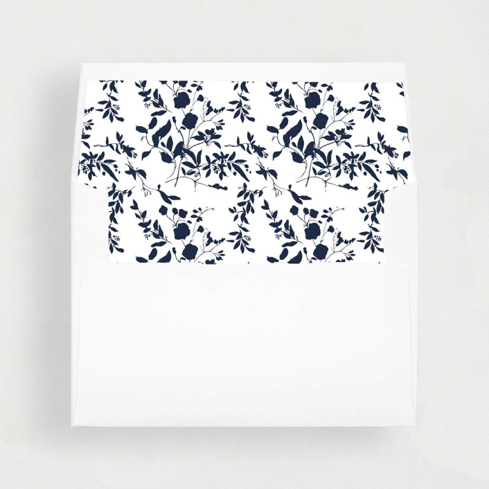 Navy Print Liner | Set of 25 Envelope Liners