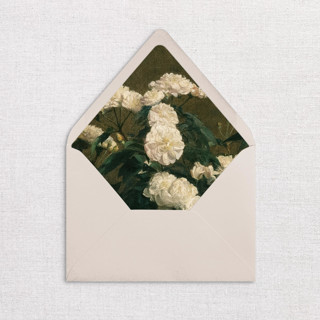 This is a multicolorassorted-colors wedding envelopes by Studio Lavender called still-life floral envelope liners, pack of 25 in standard