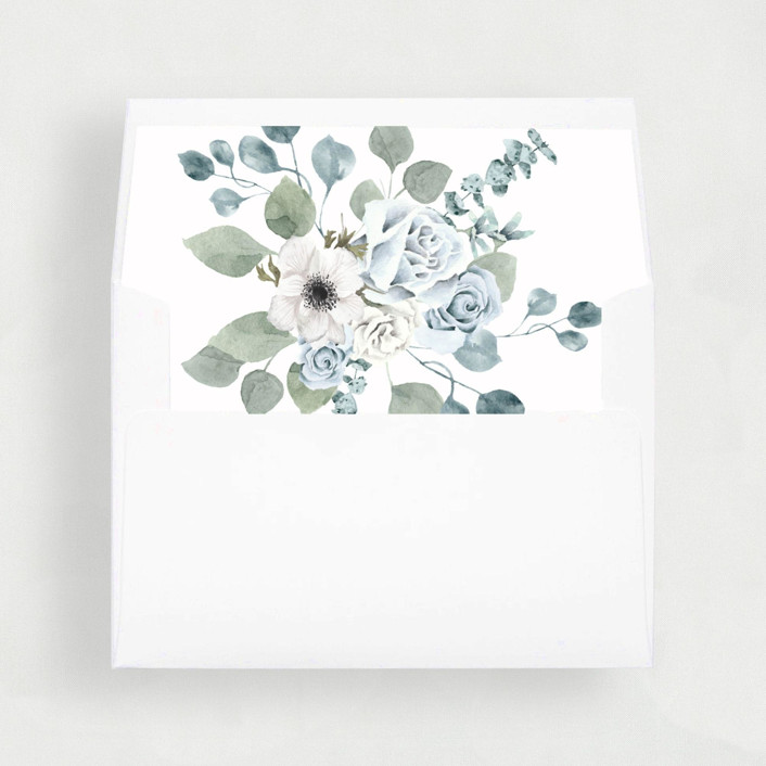 Dusty Blue Liner| Set of 25 Envelope Liners