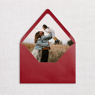 This is a multicolorassorted-colors wedding envelopes by Studio Lavender called custom family photo envelope liners, pack of 25 in standard