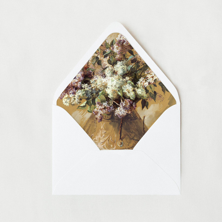 Blossoming Elegance | Set of 25 Euro Envelope Liners