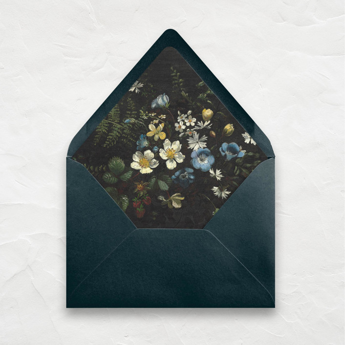 MIN-J93-MEA - A7 Fine Art Envelope Liners // Flowers + Ferns (Set of 25)