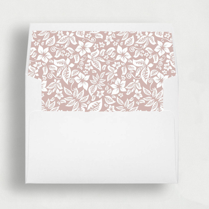 Neutral Floral Liner | Set of 25 Square Envelope Liners