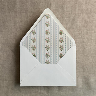 This is a gray wedding envelopes by Ivory Invitations called emberlin vintage gray floral print envelope liner for a7 euro flap envelope | pack of 10 in standard