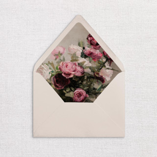This is a multicolorassorted-colors wedding envelopes by Studio Lavender called pink watercolor floral envelope liners, pack of 25 in standard