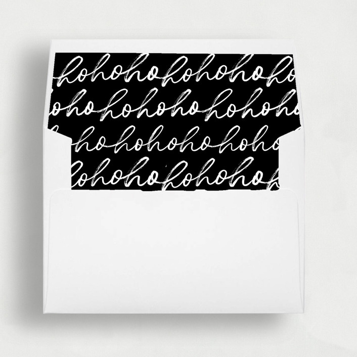 Ho ho ho: Modern Christmas Envelope Liners | Set of 25