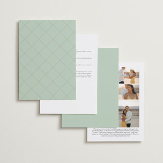 This is a aqua foil stamped wedding invitations with foil pressed by Pati Cascino called aatreya printing on signature in standard