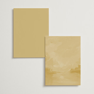 This is a sunrise menu cards with standard by Lindsay Megahed called silhouette printing on signature in 5x7