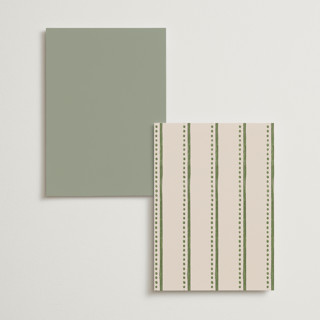 This is a coral fern menu cards with standard by Chris Griffith called wedding tapestry printing on signature in 5x7