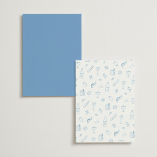 This is a capri menu cards with standard by Creo Study called royalty printing on signature in 5x7