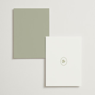 This is a petal menu cards with standard by Lisa Joanna Harrison called summer fields printing on signature in 5x7