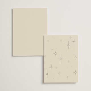 This is a buttercream menu cards with standard by Helena Vitto called the swan printing on signature in 5x7