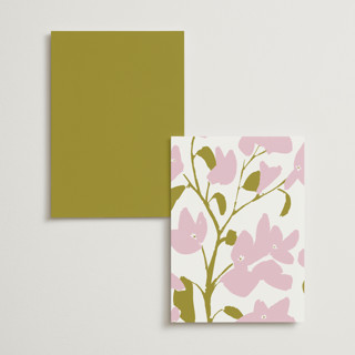 This is a avocado menu cards with standard by Inkblot Design called nonchalant printing on signature in standard