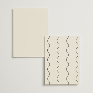 This is a cream menu cards with standard by Baumbirdy called floral emblem printing on signature in standard