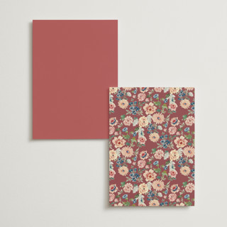 This is a rose menu cards with standard by Itsy Belle Studio called ruban en fleur printing on signature in 5x7