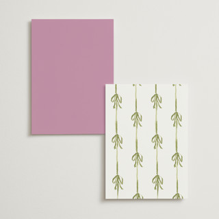 This is a deep blush menu cards with standard by Pati Cascino called barolo printing on signature in standard