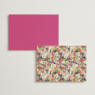 This is a daisy menu cards with standard by Susan Moyal called secret garden printing on signature in standard