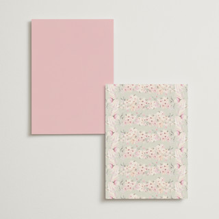 This is a cotton candy menu cards with standard by Phrosné Barwood called kosmos printing on signature in standard