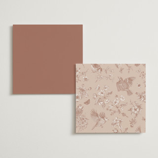 This is a antique rose menu cards with standard by Jennifer Postorino called empire printing on signature in 5x5