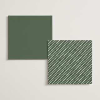 This is a forest menu cards with standard by Hooray Creative called scripted names printing on signature in 5x5