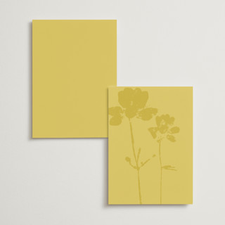 This is a island citrus menu cards with standard by Morgan Kendall called bloom printing on signature in standard