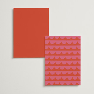 This is a lavender menu cards with standard by Wonderland called funky bash printing on signature in standard