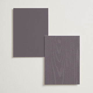 This is a plum menu cards with standard by Hooray Creative called garden lights printing on signature in standard