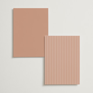 This is a burnt peach menu cards with standard by Becky Nimoy called burnt peach printing on signature in standard