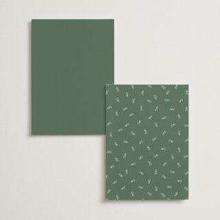 This is a garden menu cards with standard by Alston Foster called enchanted printing on signature in standard