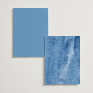 This is a cobalt menu cards with standard by Petra Kern called royal printing on signature in 5x7