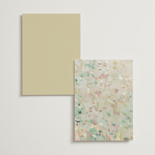 This is a daffodil menu cards with standard by Lindsay Megahed called english garden printing on signature in standard