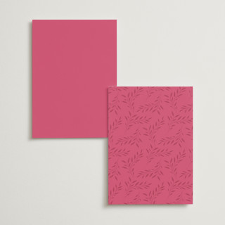 This is a carnation menu cards with standard by Jennifer Postorino called everlasting printing on signature in standard